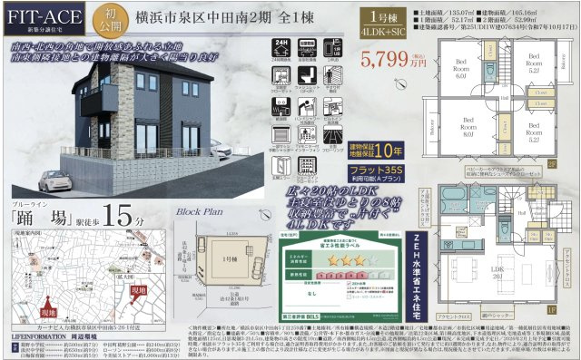 | ★仲介手数料無料★ 横浜市泉区中田南５丁目 | 仲介手数料無料！お気軽にお問合せくださいinfo@kenone.co.jp /08070587312