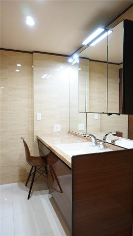 ヒルズレジデンシャルFの洗面所