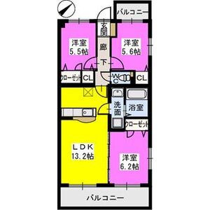 カサグランデの間取り