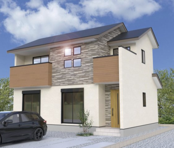 【外観パース】 | 北本市石戸第1期　クライン　新築戸建　全2棟　1号棟 | 1号棟