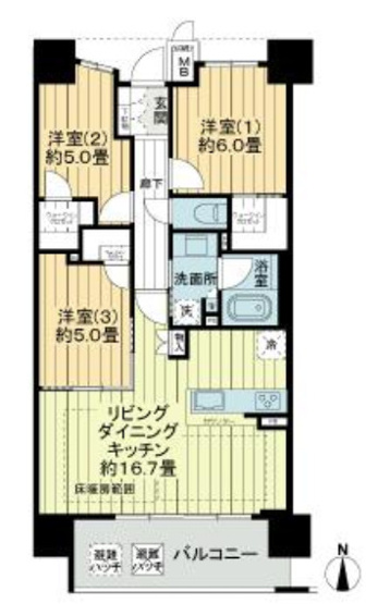 【間取り】 | エスリード南草津グランプレイス