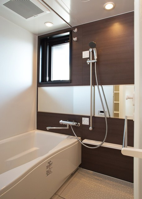 エンクレスト博多MATEの浴室|日々の疲れを癒すお風呂付です