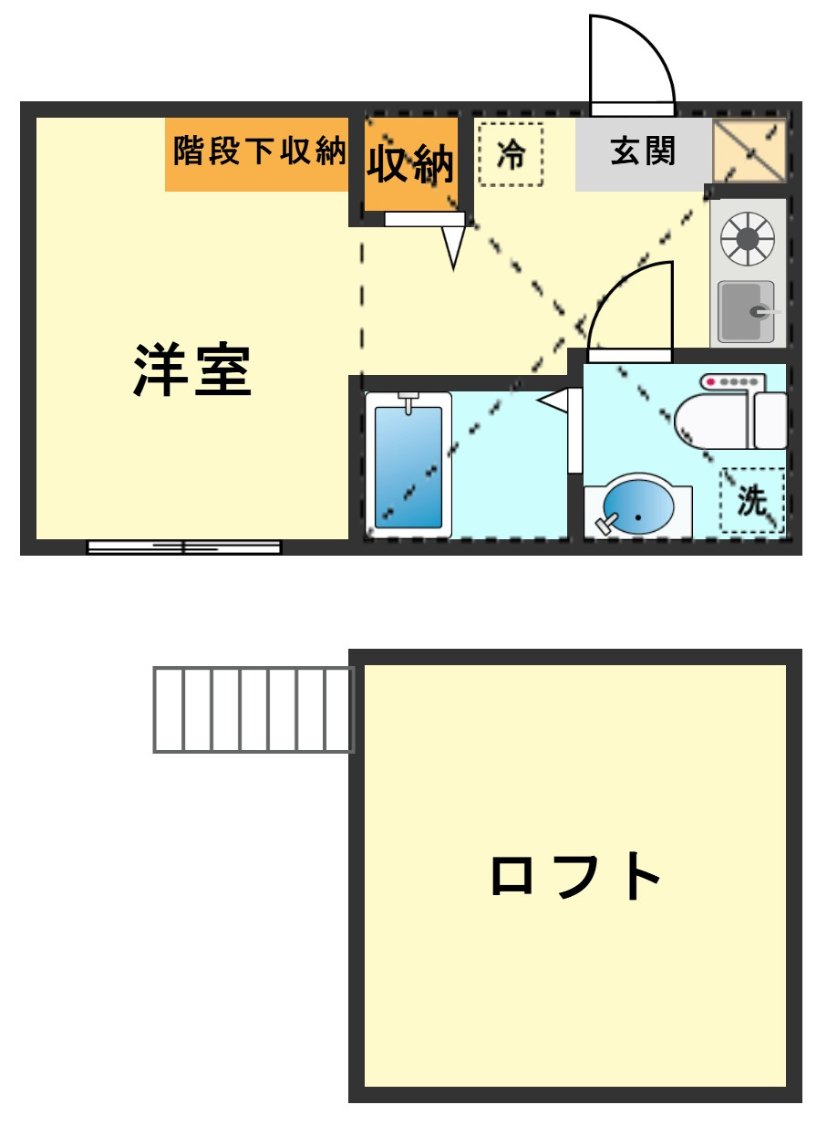 ハーモニーテラス柴又Ⅴの間取り