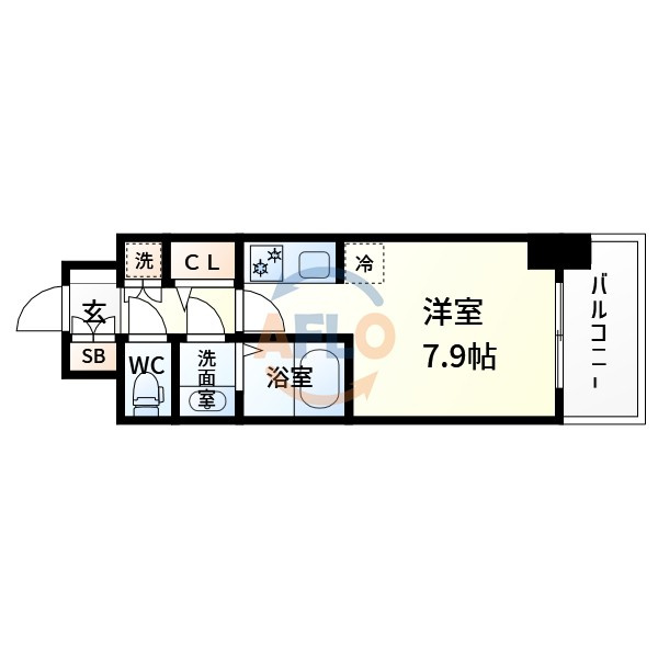 コンフォリア江坂広芝町の間取り|コンフォリア江坂広芝町　間取り