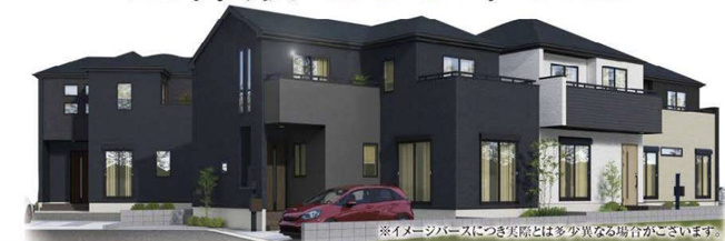 【外観パース】 | 北本市下石戸下5期　新築戸建　全4棟　2号棟 | 1〜4号棟