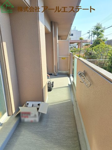クリーンピア山電白浜の宮のバルコニー