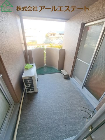 クリーンピア山電白浜の宮のバルコニー