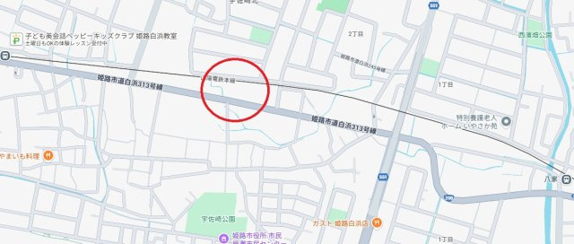 クリーンピア山電白浜の宮の地図