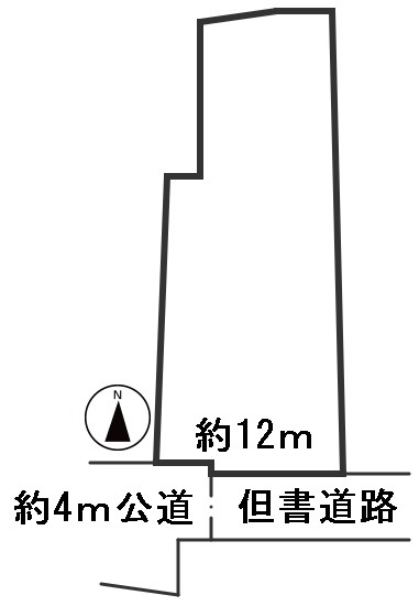 ６６３３３　岐阜市領下土地の区画図