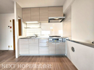 【キッチン】 | 武庫川グランドハイツ | 収納力のあるシステムキッチンです♪