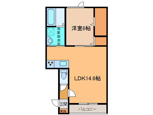 Class帯広Ⅱの間取り