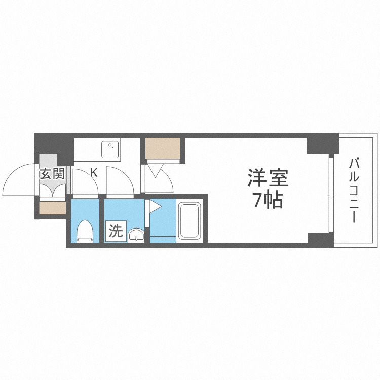 エスリード大阪クレストコートの間取り