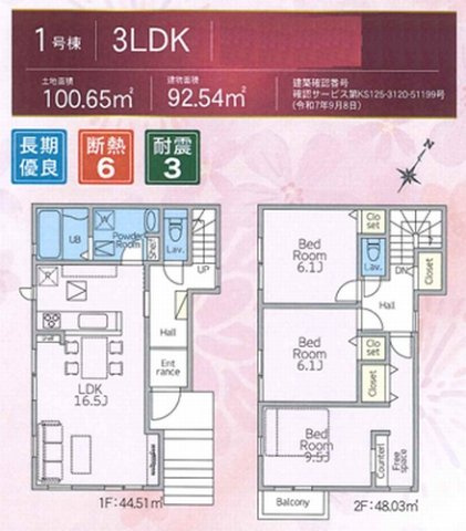 【仲介手数料０円】伊勢原市石田第1期　新築一戸建て　全4棟のその他|1号棟【仲介手数料０円】伊勢原市石田第1期　新築一戸建て　全4棟