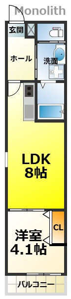 KS NORTH PLACEの間取り