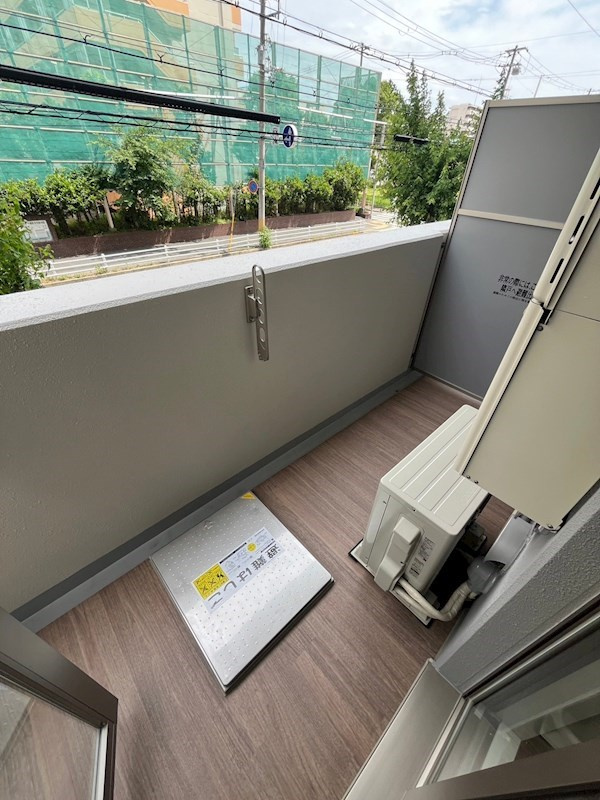 アドバンス神戸パーチェのバルコニー