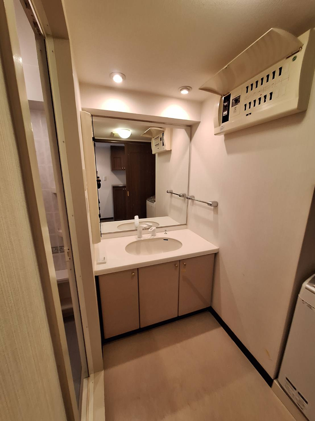 ライオンズマリンビュー逗子海岸の独立洗面台