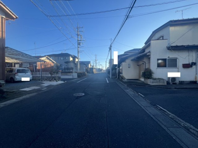 【前面道路含む現地写真】 | 深谷市西島5丁目 1300万 土地
