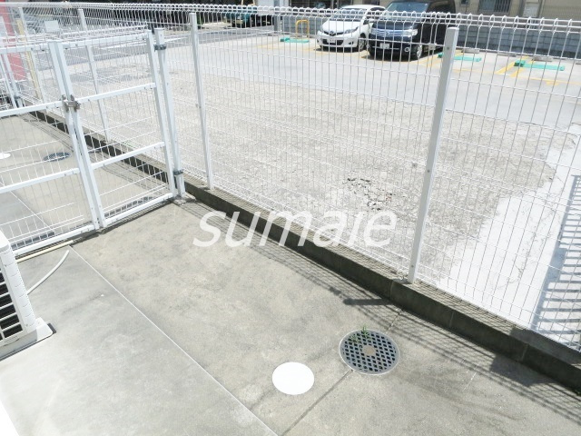 ヴィラージュ志伊Ⅱのバルコニー|バルコニーはこんなに広いです♪