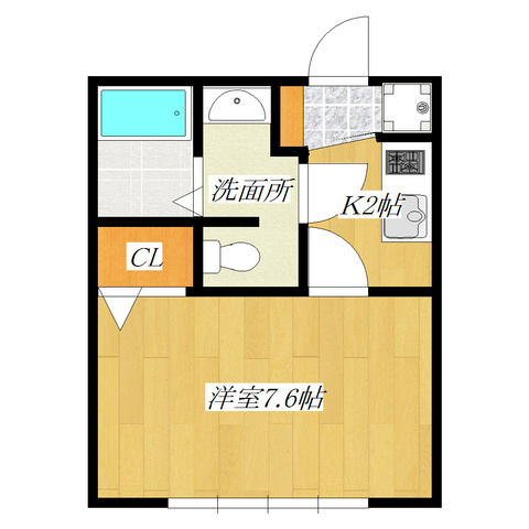 ヴィラージュ志伊Ⅱの間取り|使いやすい間取りです♪