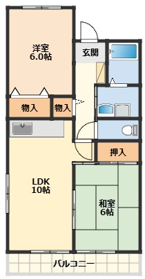 【間取り】 | マンションニューハマ1