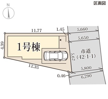 【区画図】 | リーブルガーデン堺市中区陶器北１２期 | 区画図