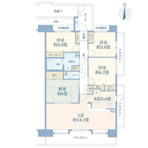 【間取り】 | さがみ野ガーデニア壱番館