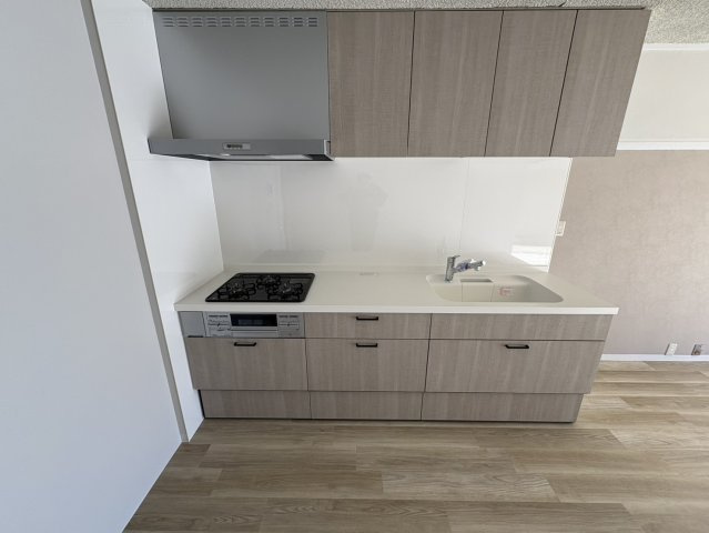朝霧マンションB棟のキッチン
