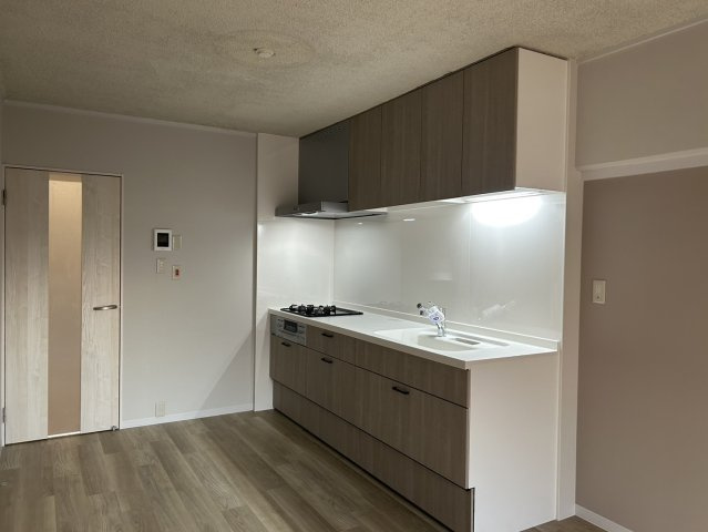 朝霧マンションB棟のキッチン