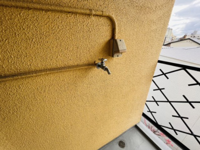 【設備】 | アパルトマンK | 室外洗濯置き場です