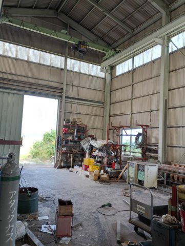 売り工場 （神戸市西区平野町）付属建物アリ（２世帯住宅）の内装|工場内観（内覧時に必要な工作機械等があれば ご相談を賜ります）