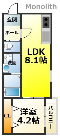KS NORTH PLACEの間取り