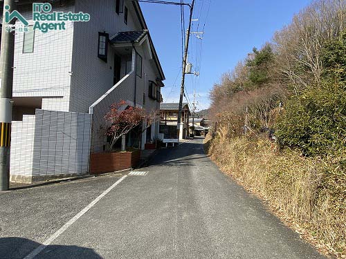 大宮釈迦谷 1期1号地 新築戸建の前面道路含む現地写真