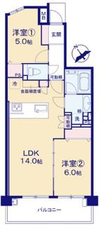 【間取り】 | パークホームズ市川妙典ガーデナアヴェニュー