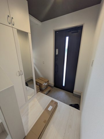 ◇平下平窪　6期　全4棟／1号棟　いわき駅まで車で9分♪◇の独立洗面台|同施工◆洗面所の写真です◆　使い勝手の良い洗面台は、奥様の身支度の時間も楽しくなりそうですね。　洗面台がシャワー付きだと洗面・洗髪・メイクができるので、お急ぎの時でも便利です☆