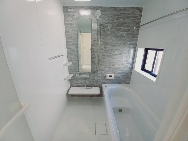 ◇平下平窪　6期　全4棟／1号棟　いわき駅まで車で9分♪◇の浴室|同施工◆ゆったり過ごせるお風呂です