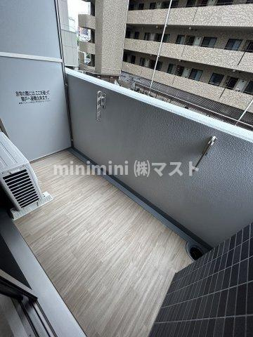 エスリードレジデンス大阪福島シティウエストのバルコニー