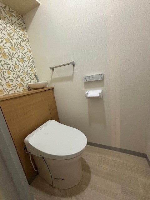 ファミール谷津のトイレ|自動洗浄機能付きのウォシュレット