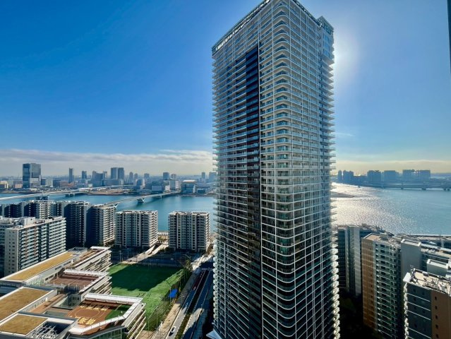 HARUMI FLAG SUN VILLAGE T棟の展望|30階バルコニーからの眺望になります。