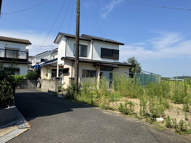 袖ケ浦市横田　駅まで徒歩9分　土地の前面道路含む現地写真