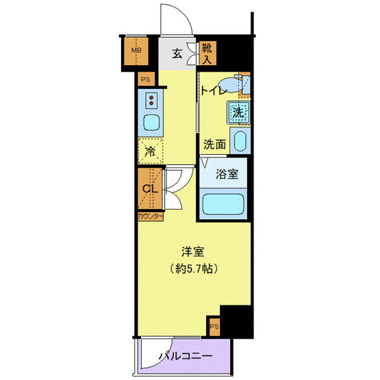 【間取り】 | クレヴィスタ横浜関内