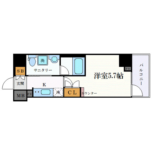 【間取り】 | クレヴィスタ横浜関内