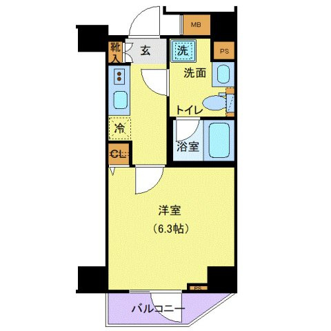 AZEST横濱関内の間取り
