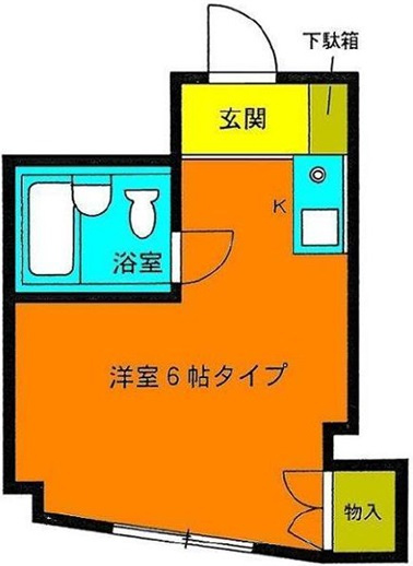 ルーブル中村橋の区画図