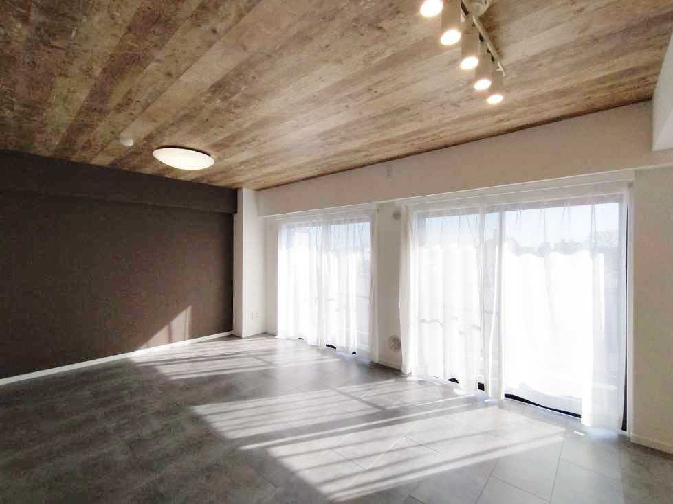 グランパーク深沢の居間・リビング|ゆったり過ごせるリビングです