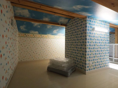 【内装】 | 中古戸建　仁井田字中川原 | 大人でもふとした時に寝転がりながらこの青空を見ていたら心が落ち着きそうです♪疲れた時やリラックスしたい時に是非♪
