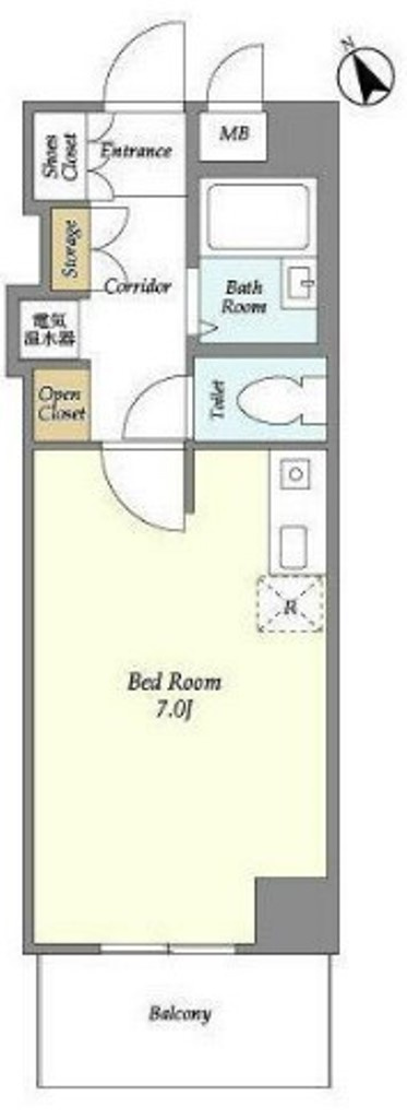 北辰レジデンス東船橋の間取り