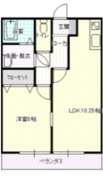 【間取り】 | グリーンコーポヒロ1号館