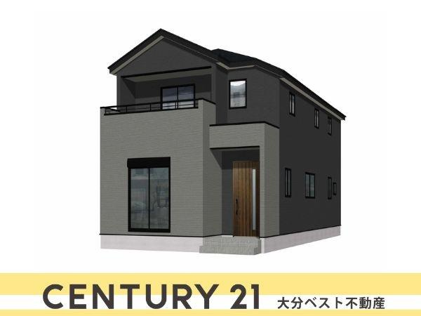 宗方台西1期2号棟の外観|※外観パースはイメージです。現況と異なる場合は現況を優先させていただきます。