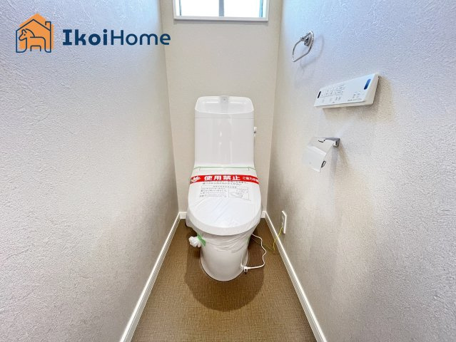 明石市藤が丘1丁目　新築戸建のトイレ|【ホームページに現地動画掲載中】●年中無休：当日予約可●ウォシュレット、暖房便座標準装備。