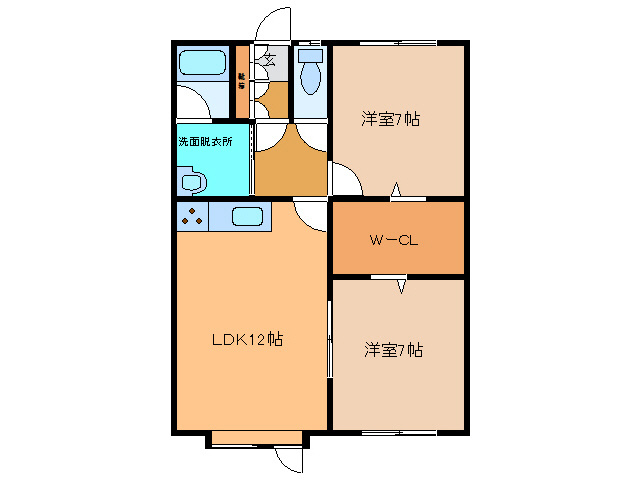 札内オレンジハイツの間取り